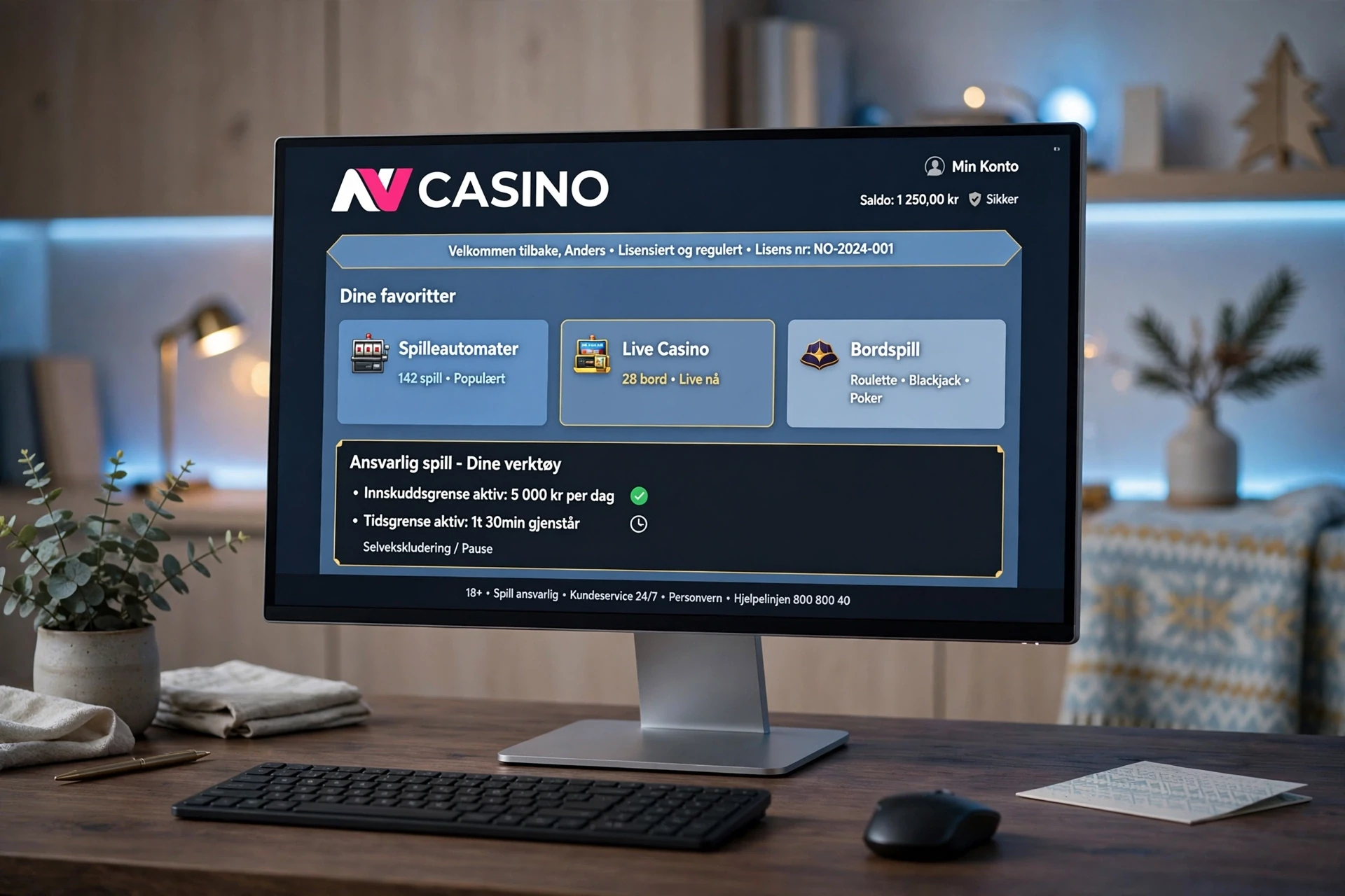 Spilleautomater med progressive jackpoter NV CASINO