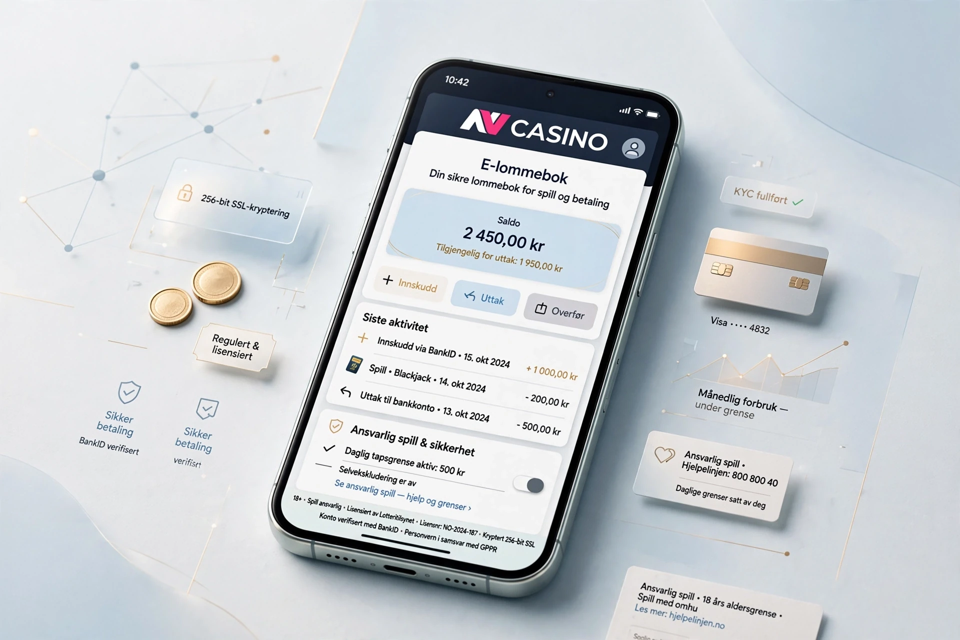porte-monnaie électronique NV Casino CASINO