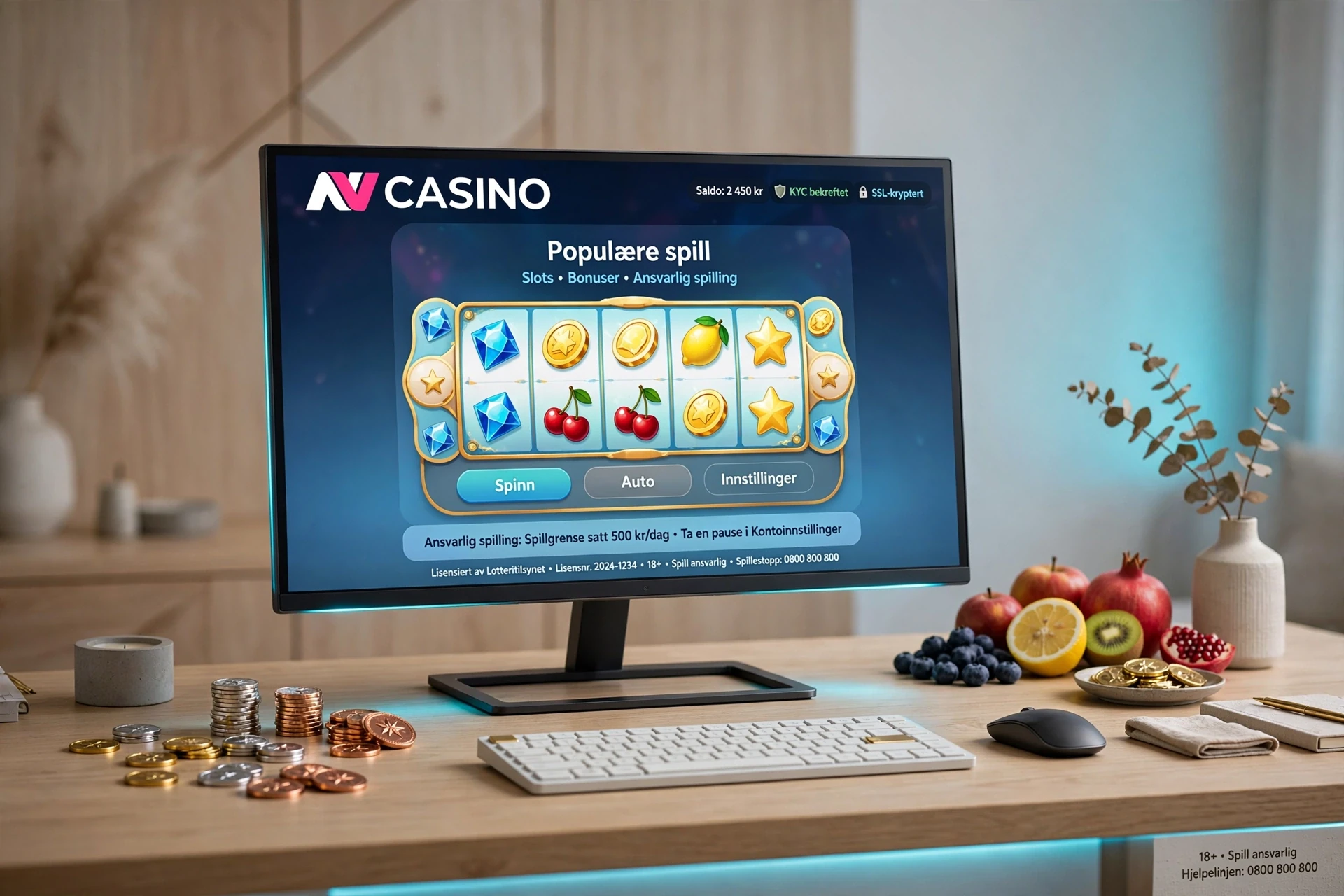 spilleautomater NV CASINO