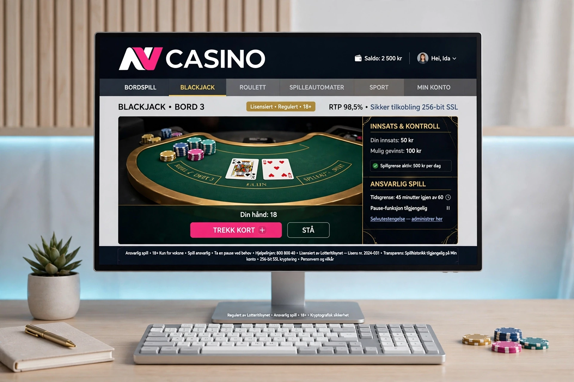 online baccarat-spill NV CASINO