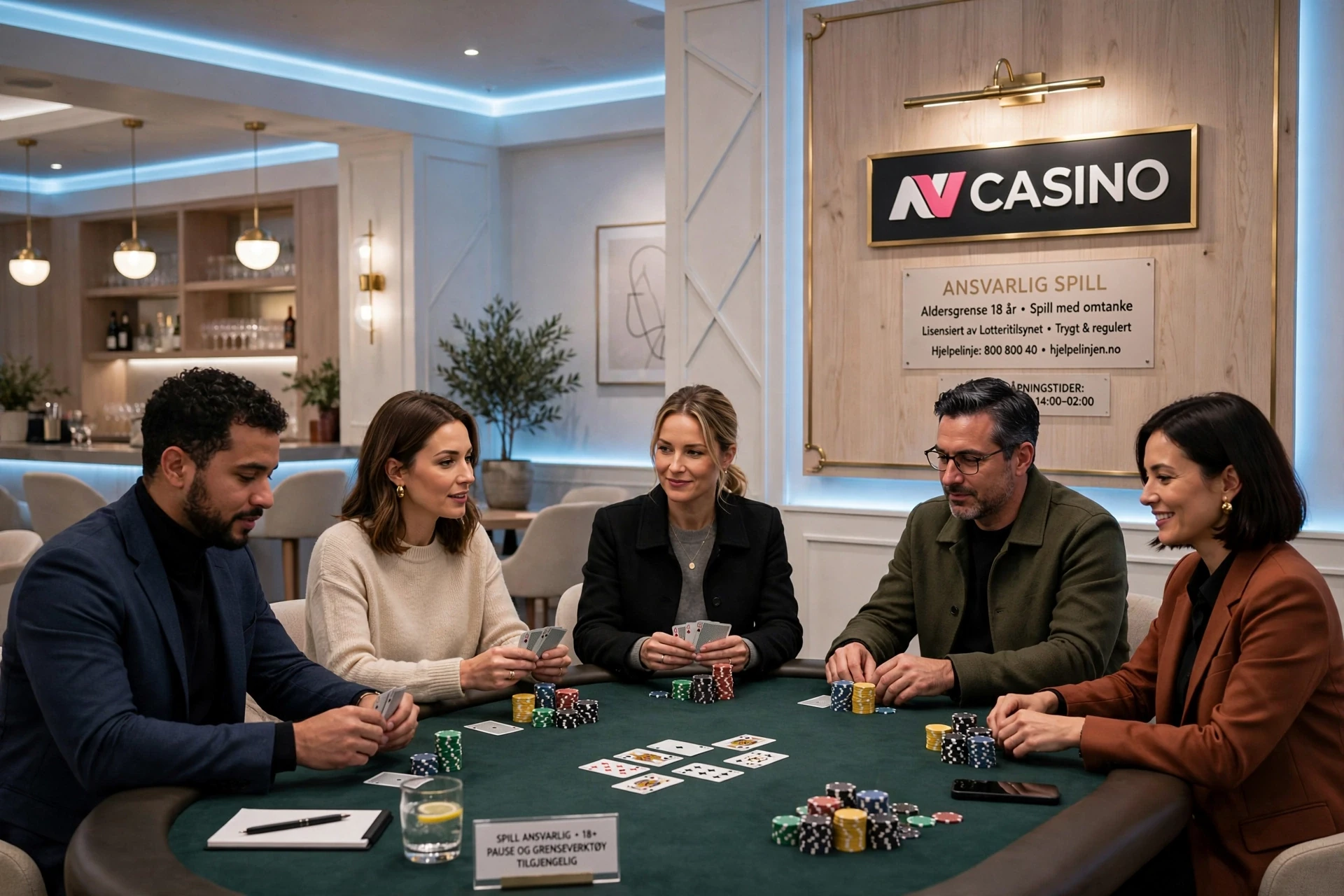 pokerturnering hos NV CASINO